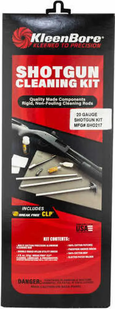 Kleen-bore Sho217 Shotgun Classic Kit 20 Gauge
