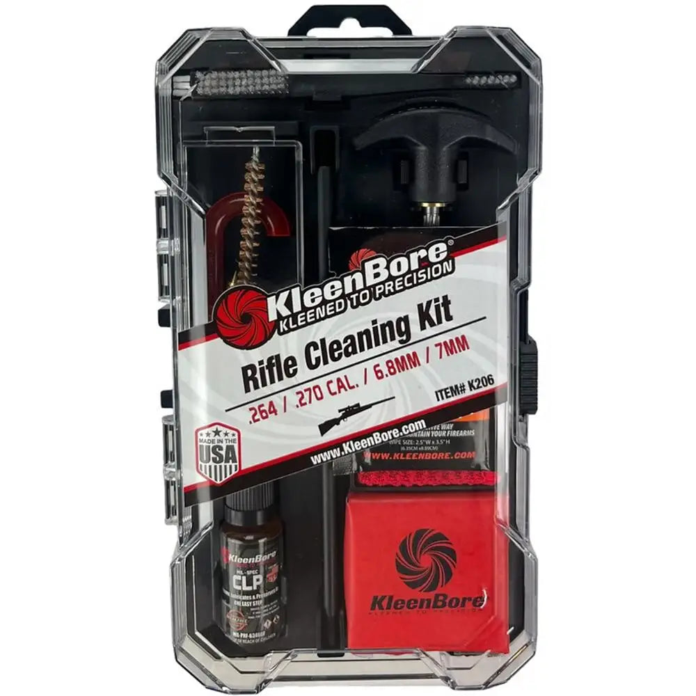 Kleen Bore Shooting|gun Cleaning Kits Kleenbore Rifle Kit.264/.270/7mm Buy at Faith and Freedom Outdoors