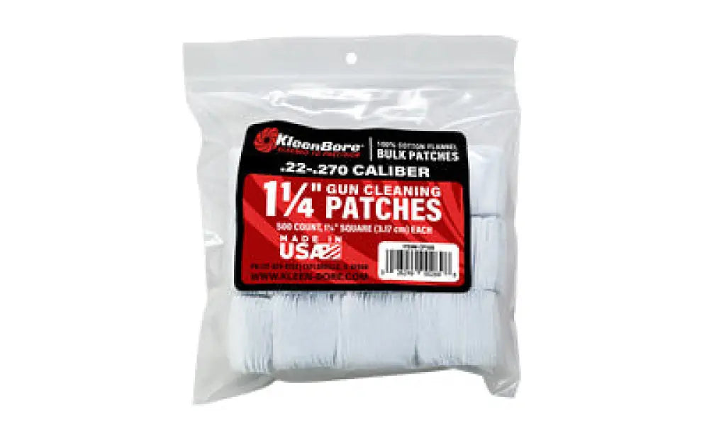 Kleen Br Spr Patch 22-270 500pk Buy at Faith and Freedom Outdoors - Cleaning Hardware & Components - Patch