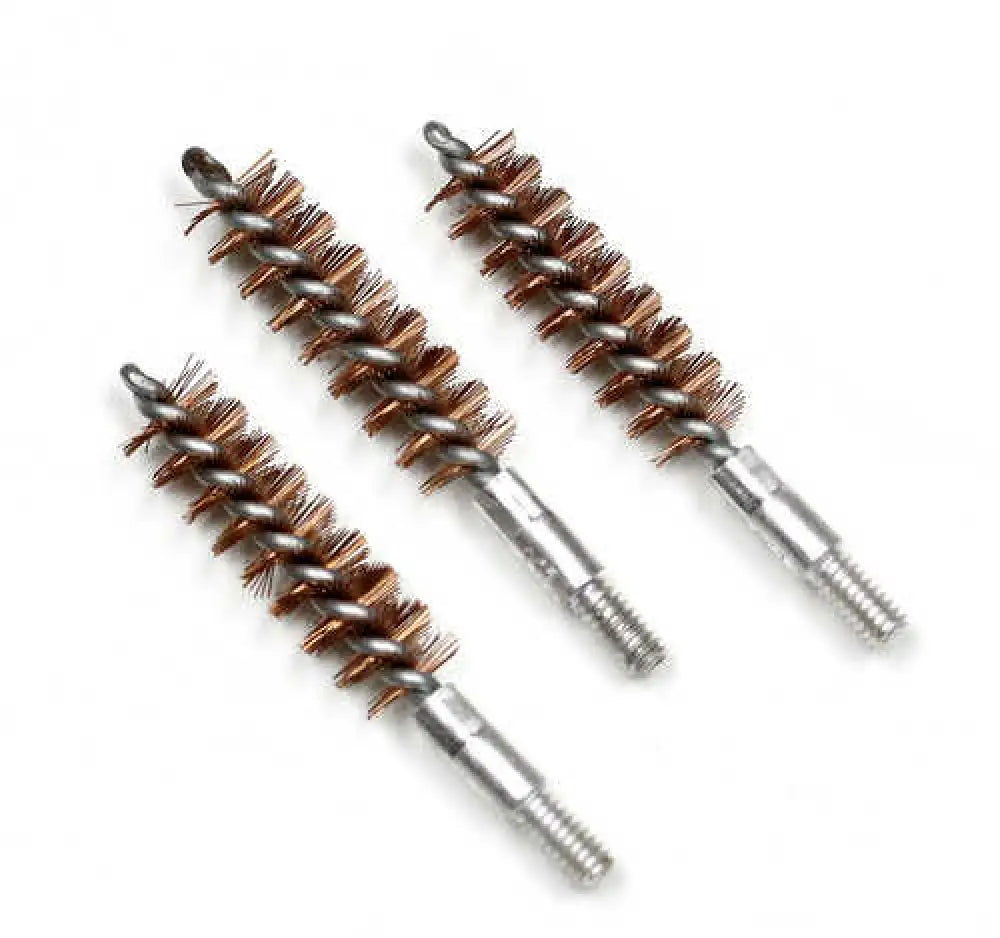 Kleenbore 9-set Handgun Brush & Mop Set 9mm/38 Cal/357 Cal #8-32 Thread Cotton Mop/bronze Bristles - 9-set
