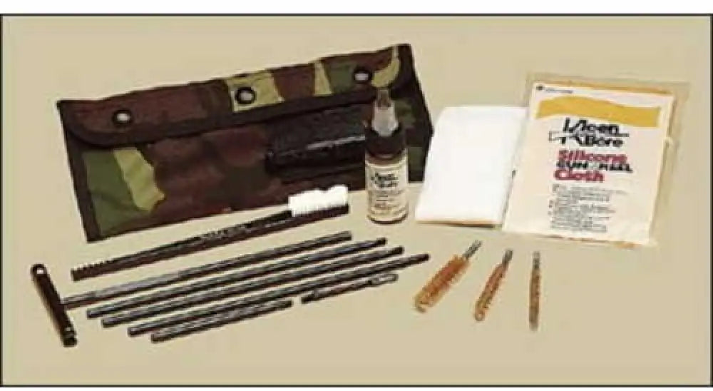 Kleenbore Pou301b All Caliber Cleaning Kit Multi-caliber Handgun/rifle Bronze/nylon Bristles Nylon Case - Pou301b