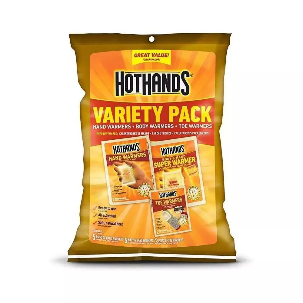 Kobayashi Consumer Products Llc Dba Heatmax Emergency & Survival Hot Hands Variety Pack Hand and Toe Warmers 13/ct Buy