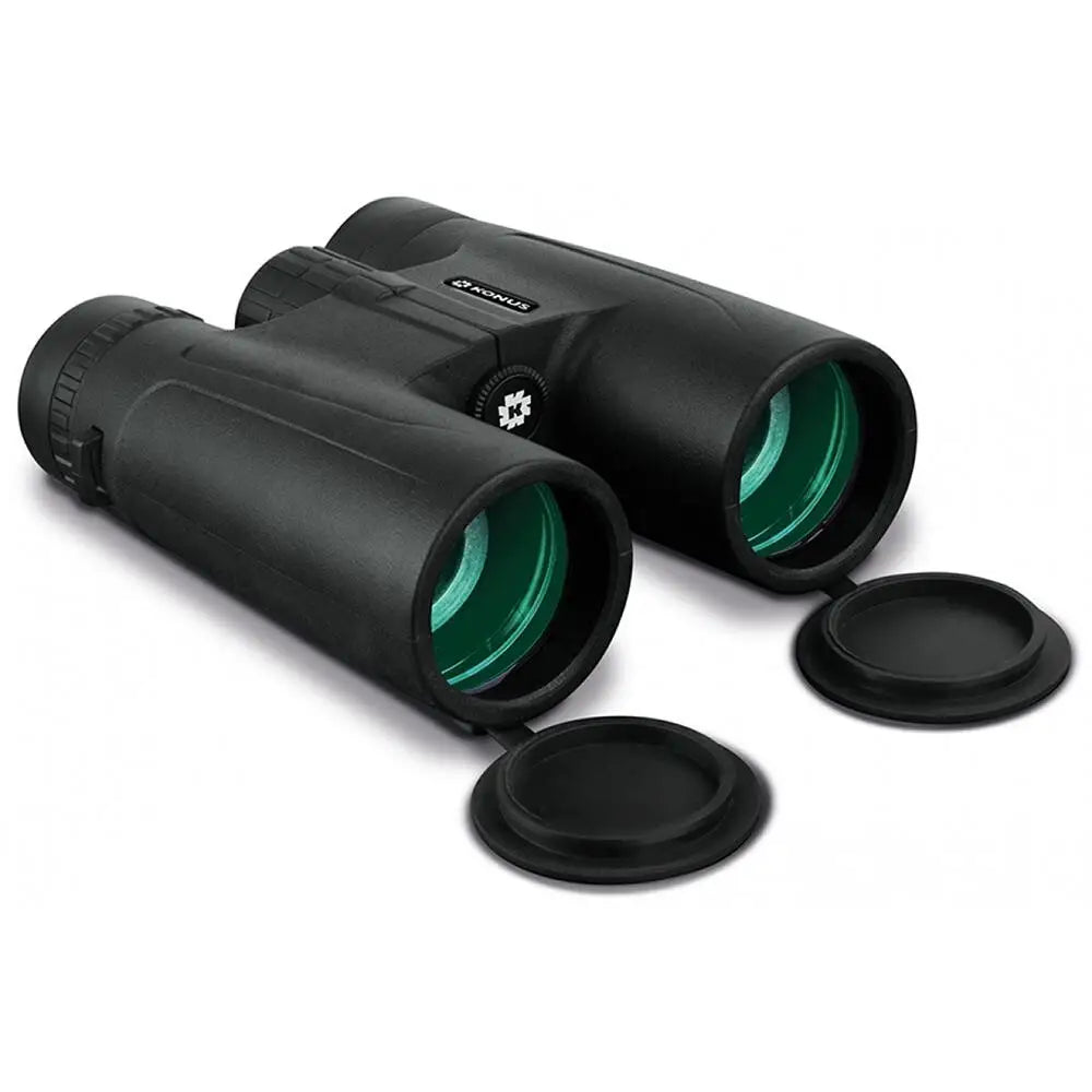 Konus Optics Binoculars|binoculars Compact Binocular 10x42mm Black Rubber Roof Prism Buy at Faith and Freedom Outdoors