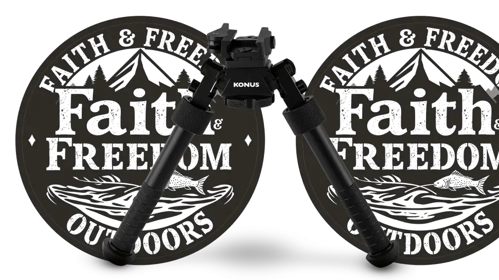 Konus Optics Bipods Bipod for Hunting / Tactical 4.75-9’’ Buy at Faith and Freedom Outdoors