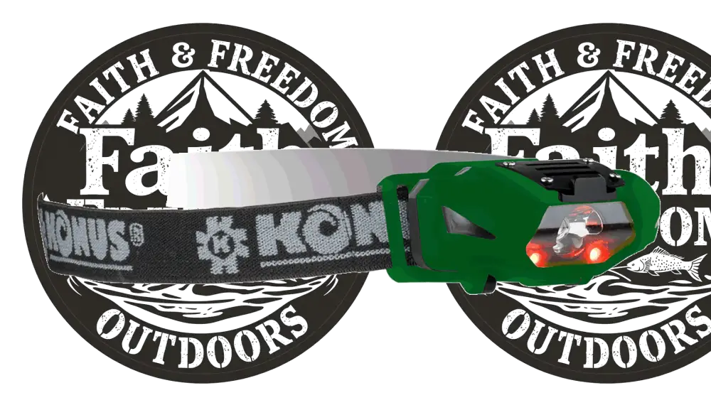 Konus Optics Headlamps|optics Konusflash-5 Adjustable Led Headband Headlamp 60 Lumens Buy at Faith and Freedom Outdoors