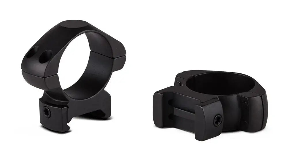 Konus Optics Scope Rings 2-piece Steel Riflescope 30mm Low - Matte Black Buy at Faith and Freedom Outdoors