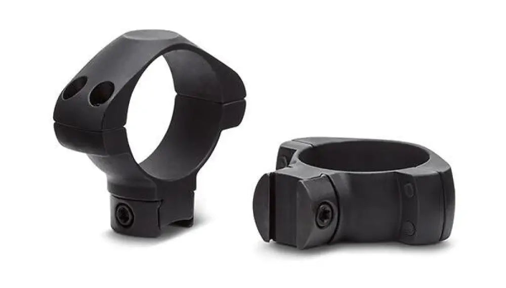 Konus Optics Scope Rings 2-piece Steel Riflescope for Airguns & 22 Rails 30mm Low - Black Buy at Faith and Freedom
