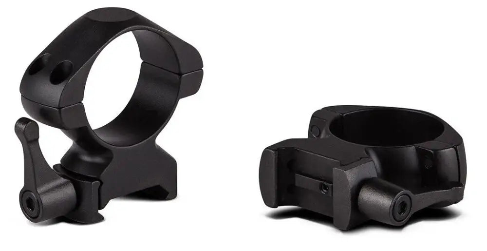 Konus Optics Scope Rings 2-piece Steel Riflescope with Quick Release Lever 1’’ High - Matte Black Buy at Faith