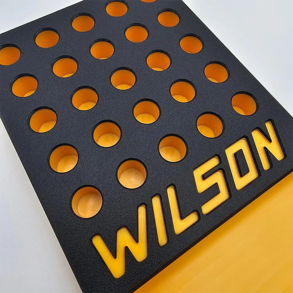L.e. Wilson Case Prep Tools Reloading Tray with Bullet/primer Cup.473’’ 25 Hole Black/yellow Buy at Faith and Freedom
