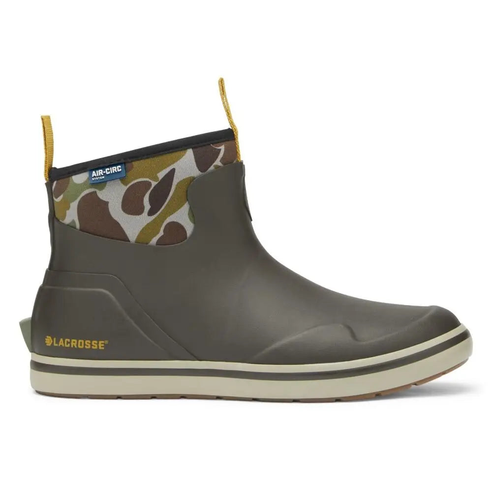 Lacrosse Footwear Boots & Shoes|boots Shoes Lacrosse Mens Alpha Deck Boot 6’’ Olive/camo Size 09 Buy at Faith