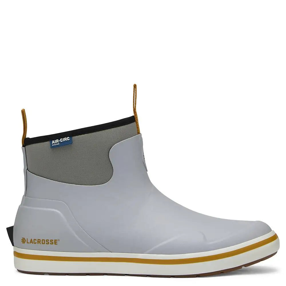 Lacrosse Footwear Boots & Shoes Lacrosse Mens Alpha Deck Boot 6’’ Wild Dove Grey Size 13 Buy at Faith and Freedom