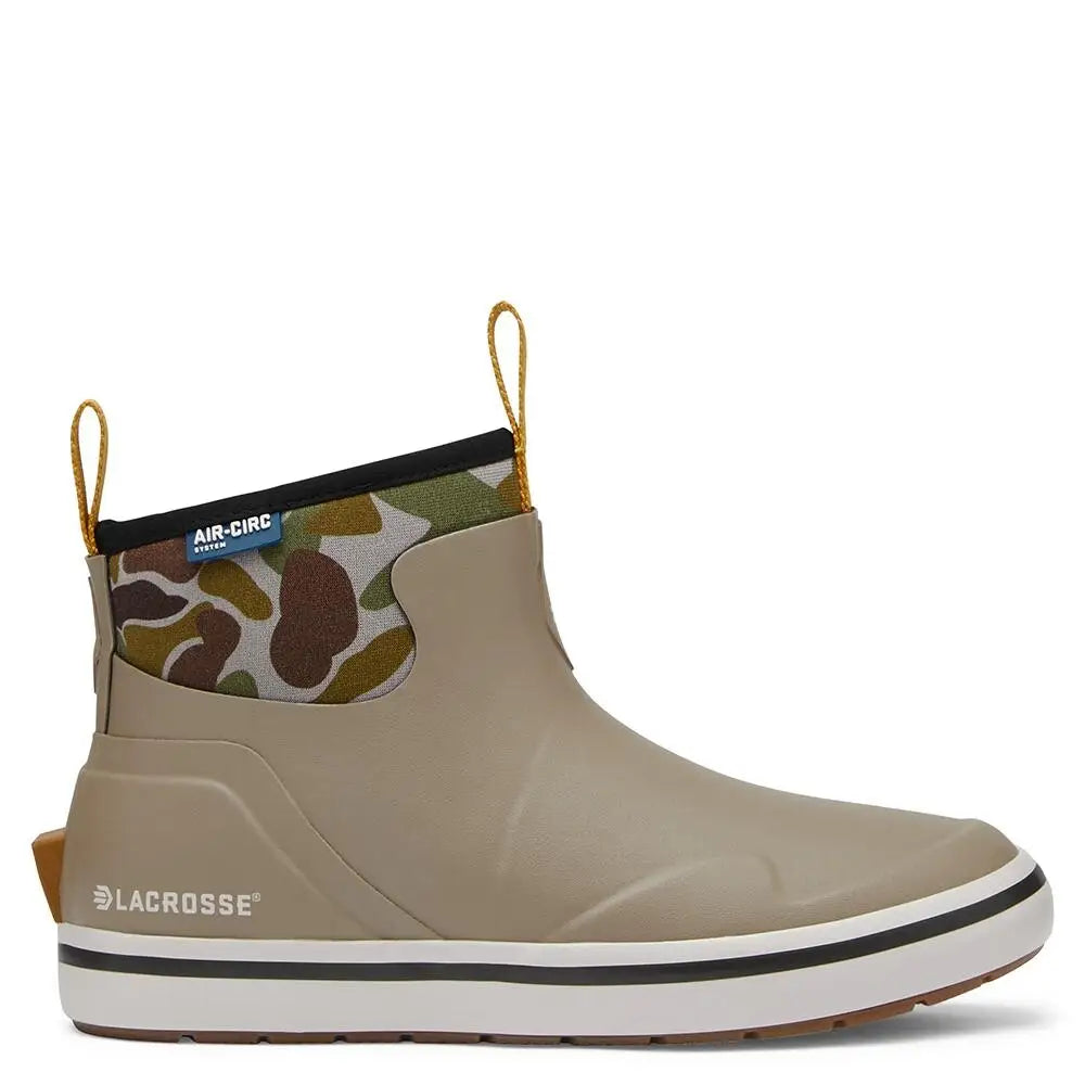 Lacrosse Footwear Boots & Shoes Lacrosse Womens Alpha Deck Boot 6’’ Timber Wolf/camo Size 7 Buy at Faith and Freedom