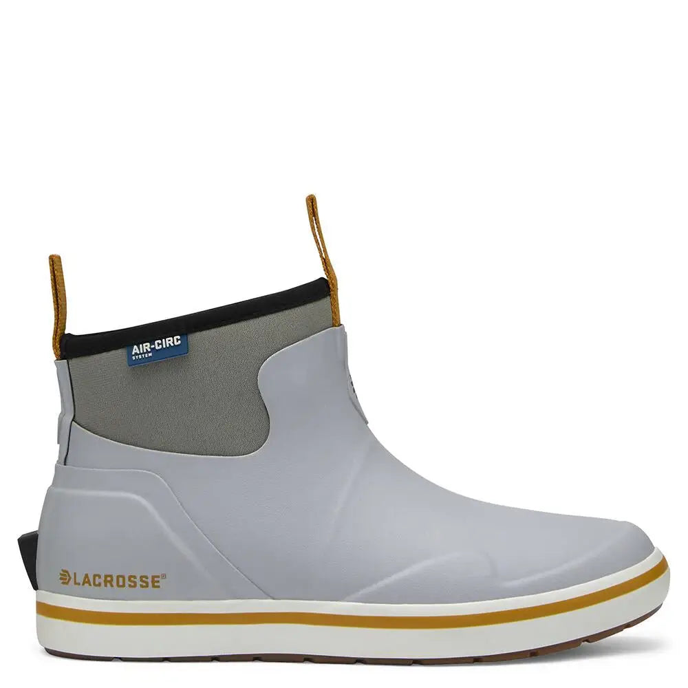 Lacrosse Footwear Boots & Shoes Lacrosse Womens Alpha Deck Boot 6’’ Wild Dove Grey Size 7 Buy at Faith and Freedom