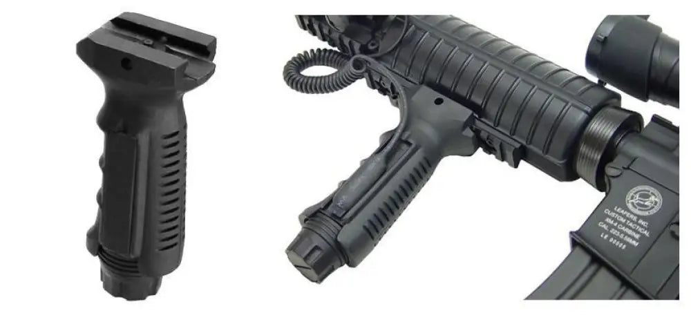 Leapers Grips Ergonomic Ambidextrous Vertical Foregrip - Black Buy at Faith and Freedom Outdoors