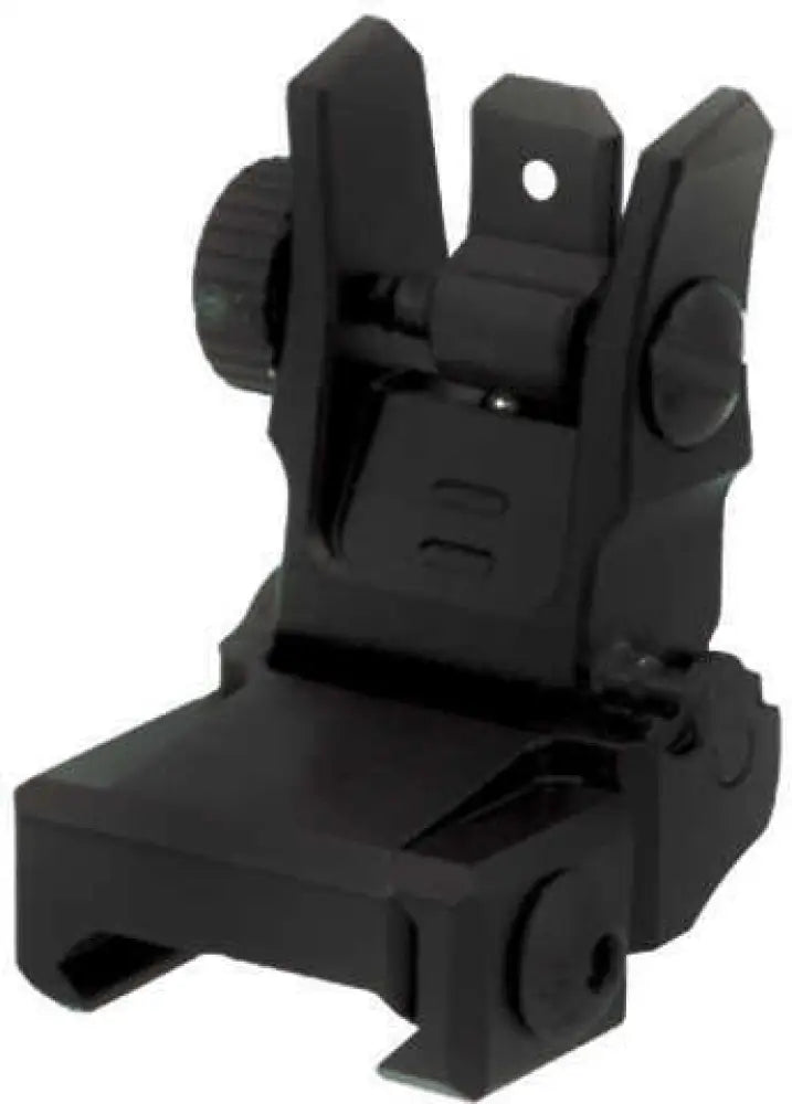 Leapers Inc. - Utg Sight Flip-up Rear Low Profile Fits Picatinny with Dual Aiming Aperture Black Finish Mnt-955