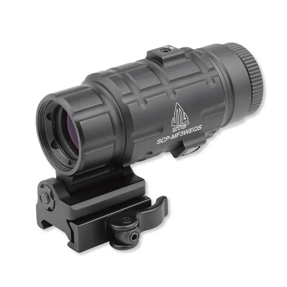 Leapers Magnifier Utg 3x with Flip-to-side Qd Mount with e Adjustable Buy at Faith and Freedom Outdoors