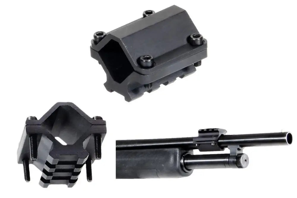 Leapers Scope Bases & Mounts Utg Paintball Rail Barrel Mount Universal Shotgun - 3 Slot - Single-rail Buy at Faith