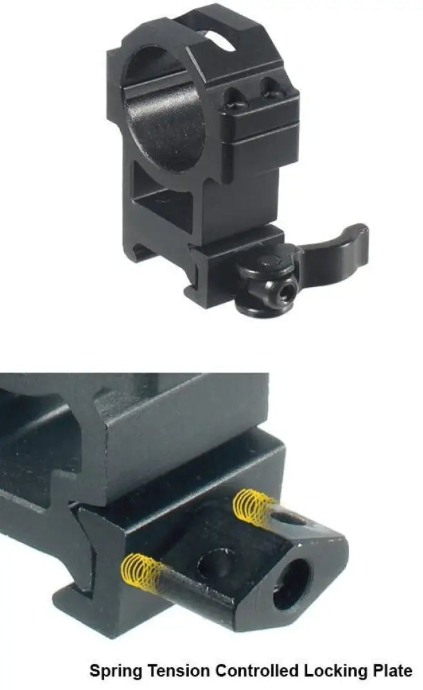 Leapers Scope Rings Utg 2-piece Max Strength Le Grade Picatinny - 22mm Width 30mm - High Buy at Faith and Freedom
