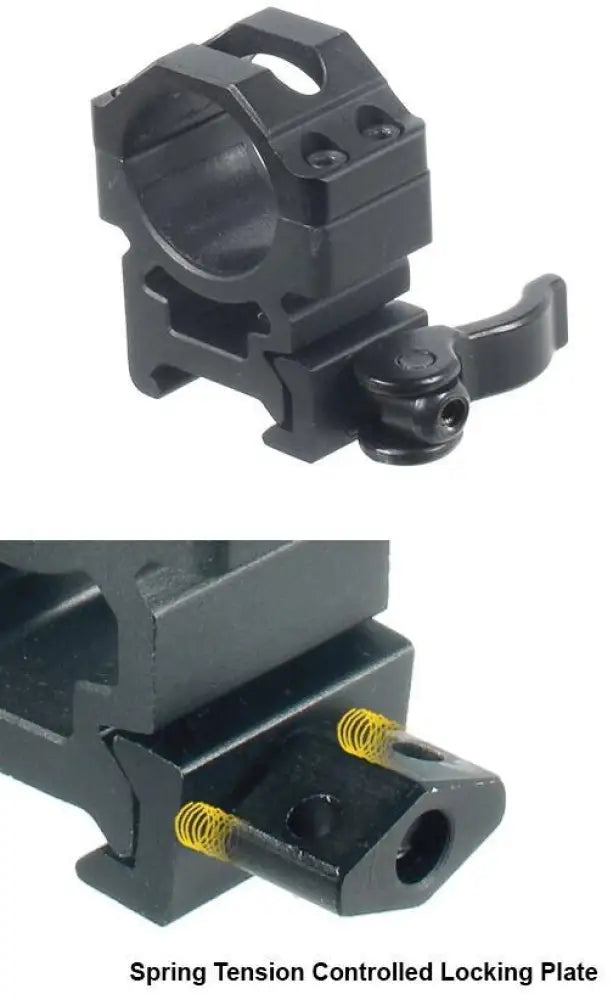 Leapers Scope Rings Utg 2-piece Max Strength Le Grade Picatinny - 22mm Width 1’’ - Medium Buy at Faith and Freedom