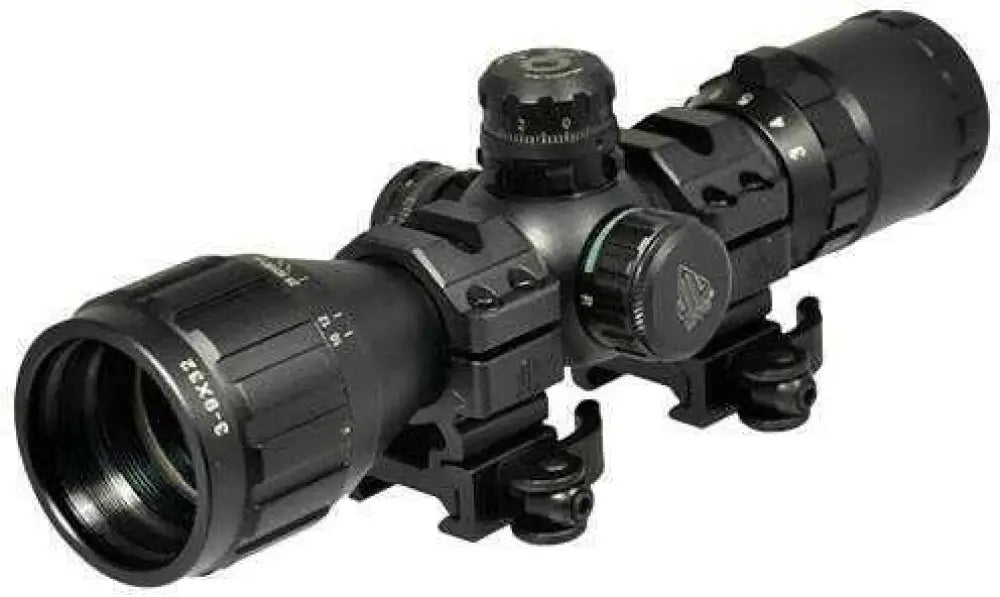 Leapers Utg 3-9x32 1’’ Bugbuster Scope Ao Rgb Mil-dot Qd Rings - Scp-m392aolw