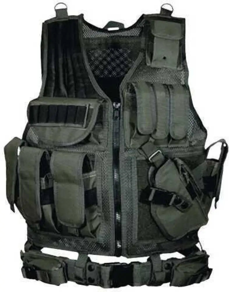 Leapers Utg 547 Law Enforcement Tactical Vest Black - Pvc-v547bt