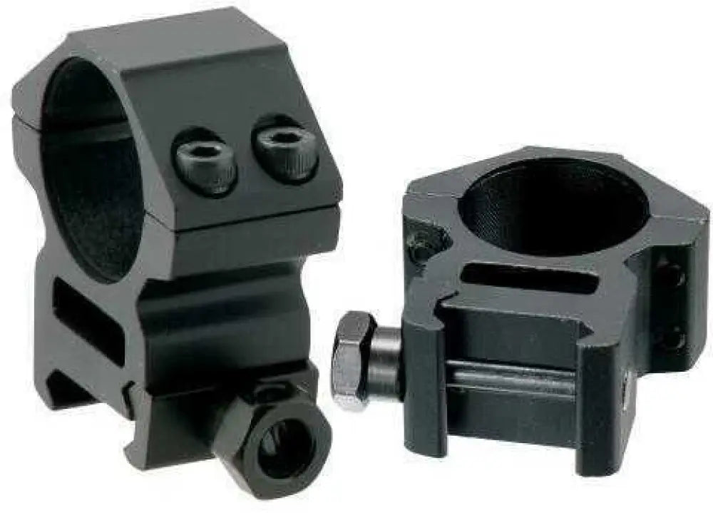 Leapers Utg Rgwm-25m4 Medium Profile Ring Set Dia 1’’ Black Matte Anodized