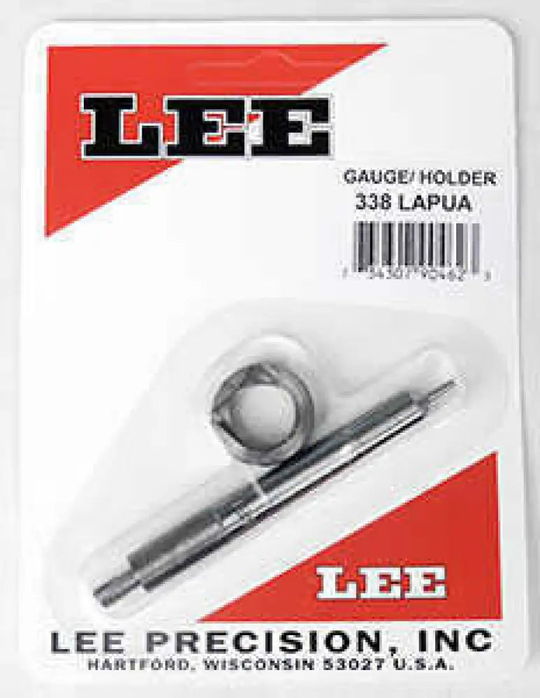 Lee 90462 338 Lapua Case Length Gauge W/shell Holder 1