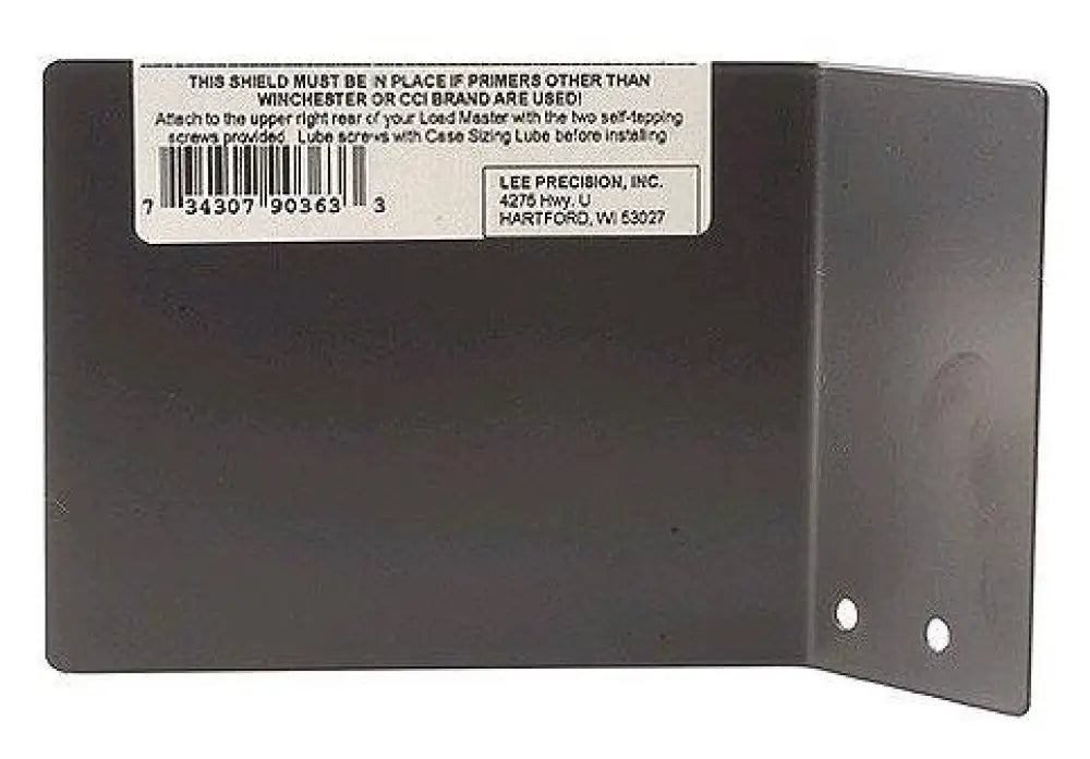 Lee Precision Primer Accessories & Fuses Load-master Explosion Shield Buy at Faith and Freedom Outdoors