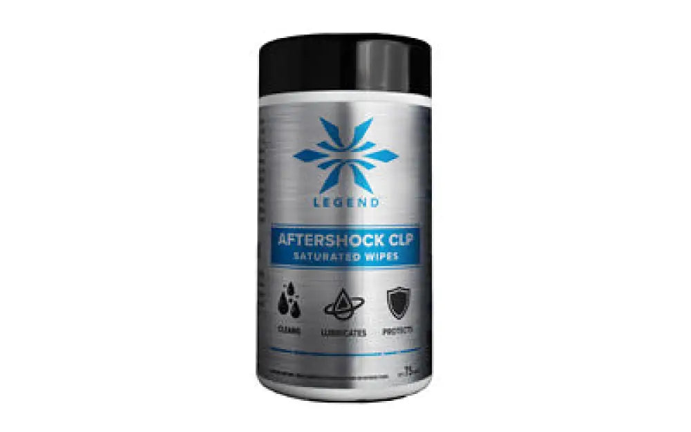 Legend Aftershock Clp Sat Wipes 75ct Buy at Faith and Freedom Outdoors - Solvents & Lubricants - Liquid