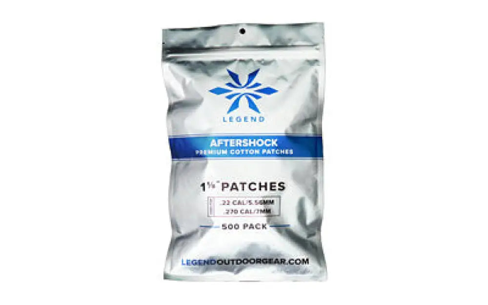 Legend Aftershock Ptch 1 1/8’’ 500ct Buy at Faith and Freedom Outdoors - Cleaning Hardware & Components - Patch
