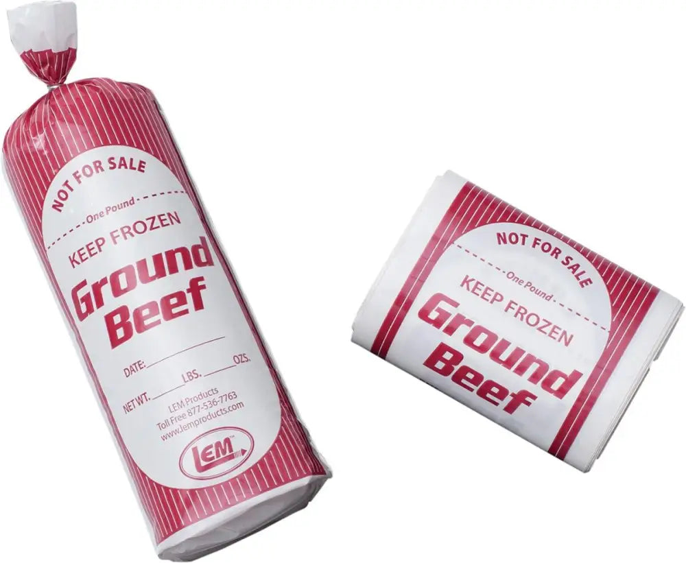 Lem Products Accessories 2 Lb. Ground Beef Bags 25/ct (replaces 039) Buy at Faith and Freedom Outdoors