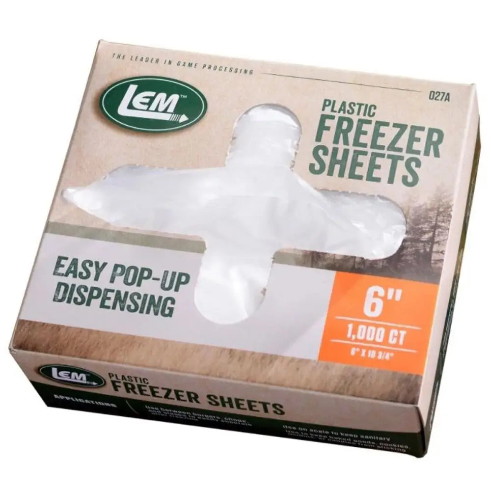 Lem Products Accessories 6 x 10 3/4 Freezer Sheets 1000/ct Buy at Faith and Freedom Outdoors