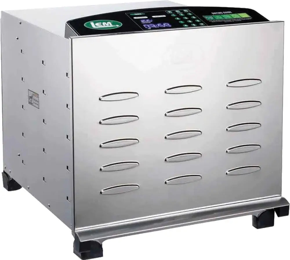 Lem Products Accessories Big Bite Digital Stainless Steel 10-tray Dehydrator Buy at Faith and Freedom Outdoors