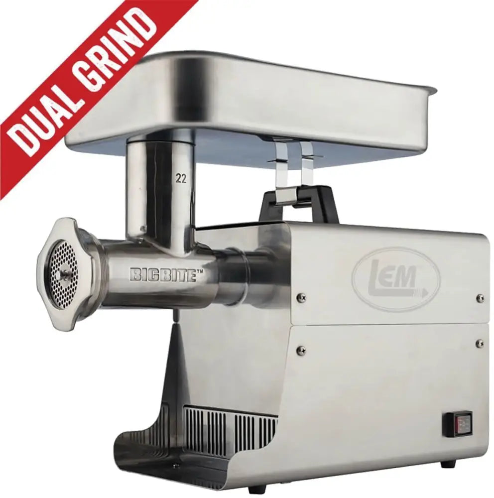 Lem Products Meat Grinders #22 Big Bite Dual Grind Grinder - 1 Hp Buy at Faith and Freedom Outdoors