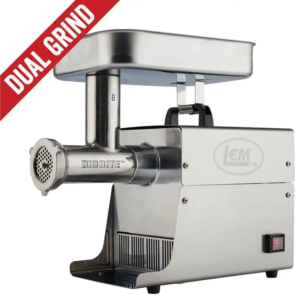 Lem Products Meat Grinders #8 Big Bite Dual Grind Grinder - 0.5hp Buy at Faith and Freedom Outdoors