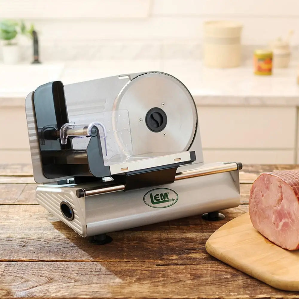 Lem Products Meat Slicers 7.5’’ Belt Driven Slicer with Blade Buy at Faith and Freedom Outdoors