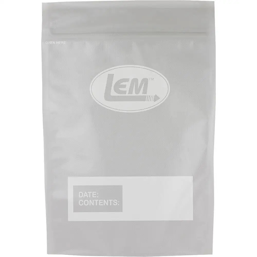 Lem Products Vacuum Sealers Maxvac Zipper Top Bags Quart Size 8’’x12’’ - 44/ct Buy at Faith and Freedom Outdoors