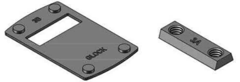 Leupold 170906 Deltapoint Pro Base for Glock Dovetail Style Black Matte Finish