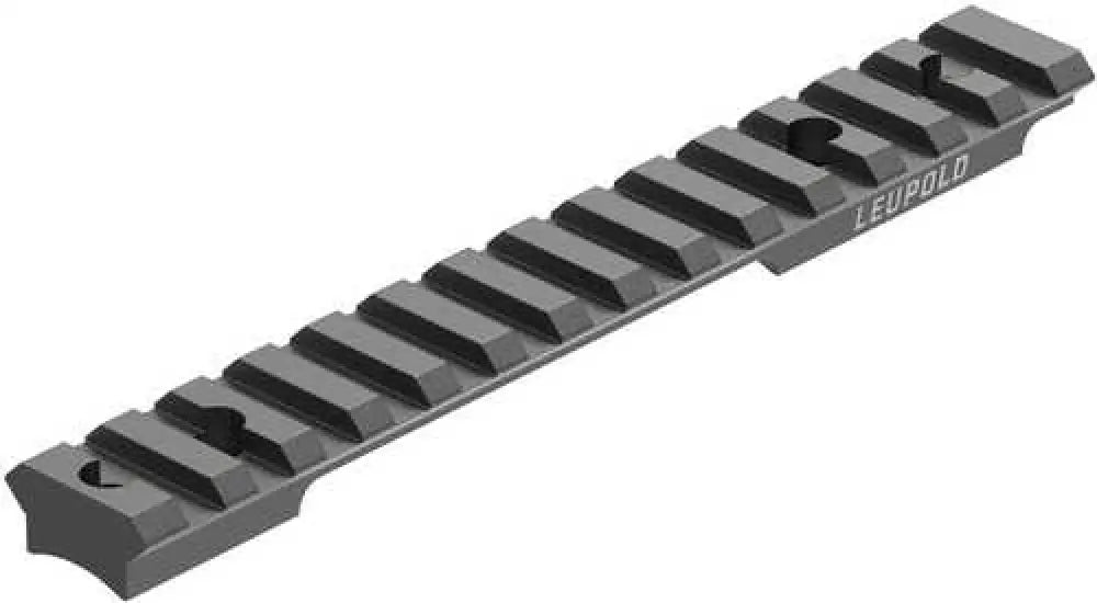 Leupold 182846 Backcountry Base for Rifle Nosler 21 Cross-slot Short Action Matte Black Aluminum