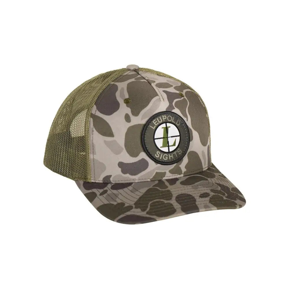 Leupold Caps Hats & Beanies Duck Camo Trucker Hat Green Buy at Faith and Freedom Outdoors