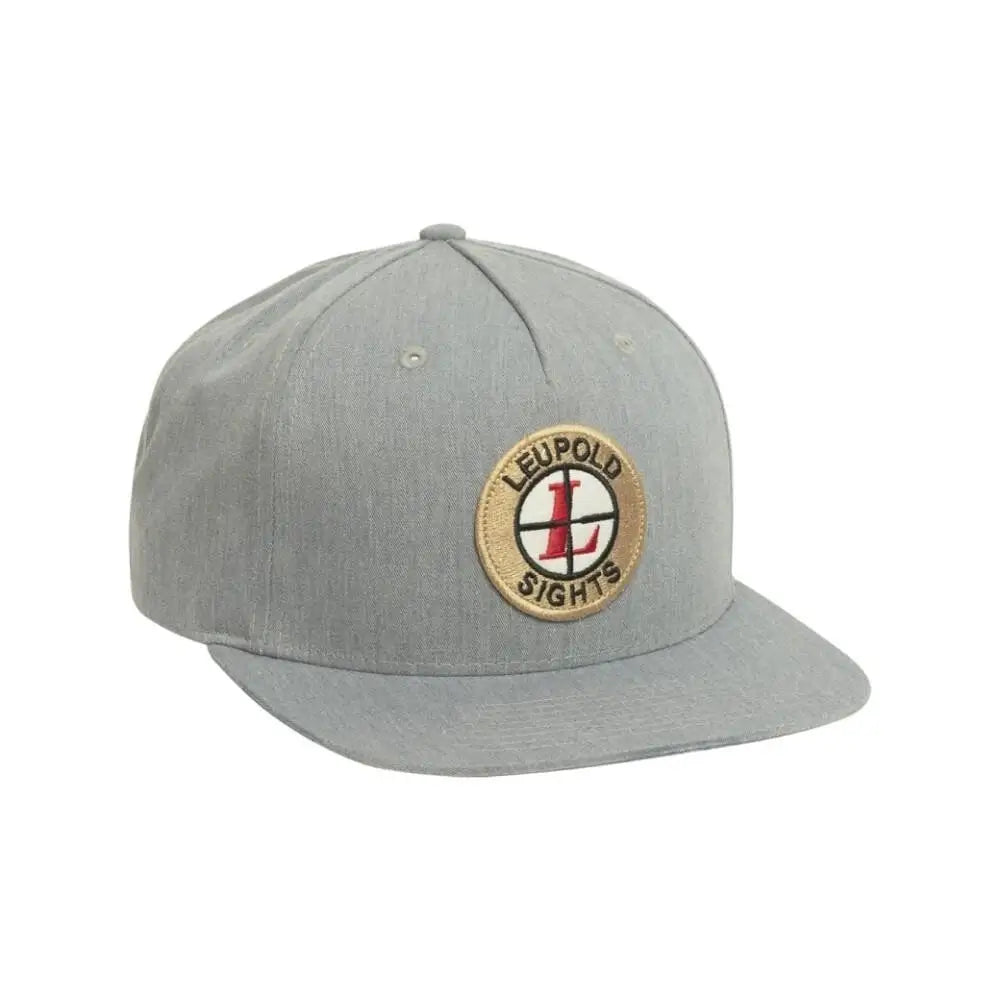 Leupold Caps Hats & Beanies|hats|clothing Footwear Vintage Sights Hat Heather Grey Buy at Faith and Freedom Outdoors