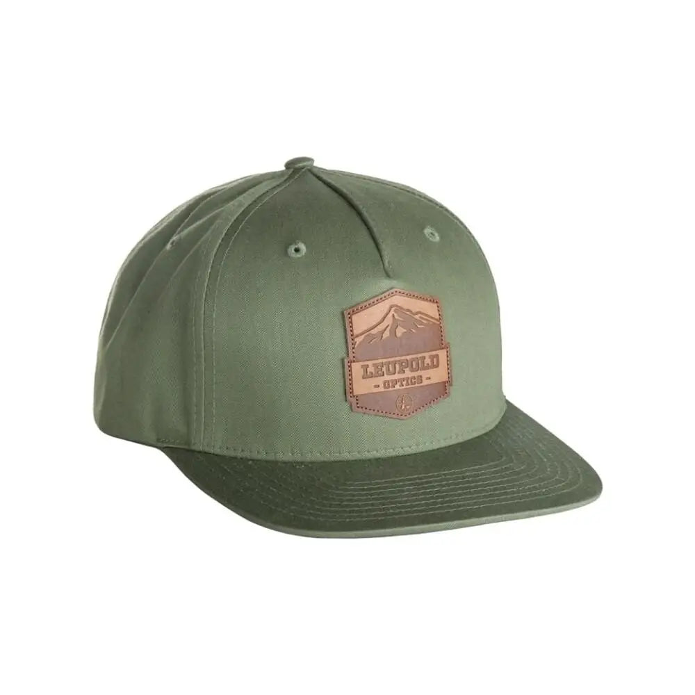 Leupold Caps Hats & Beanies|hats Mountain Leather Patch Hat Army Olive Buy at Faith and Freedom Outdoors