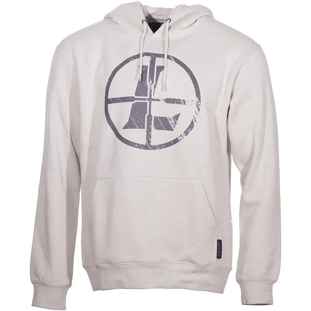 Leupold Hoodies & Sweatshirts Distressed Reticle Hoodie Bone 3xl Buy at Faith and Freedom Outdoors