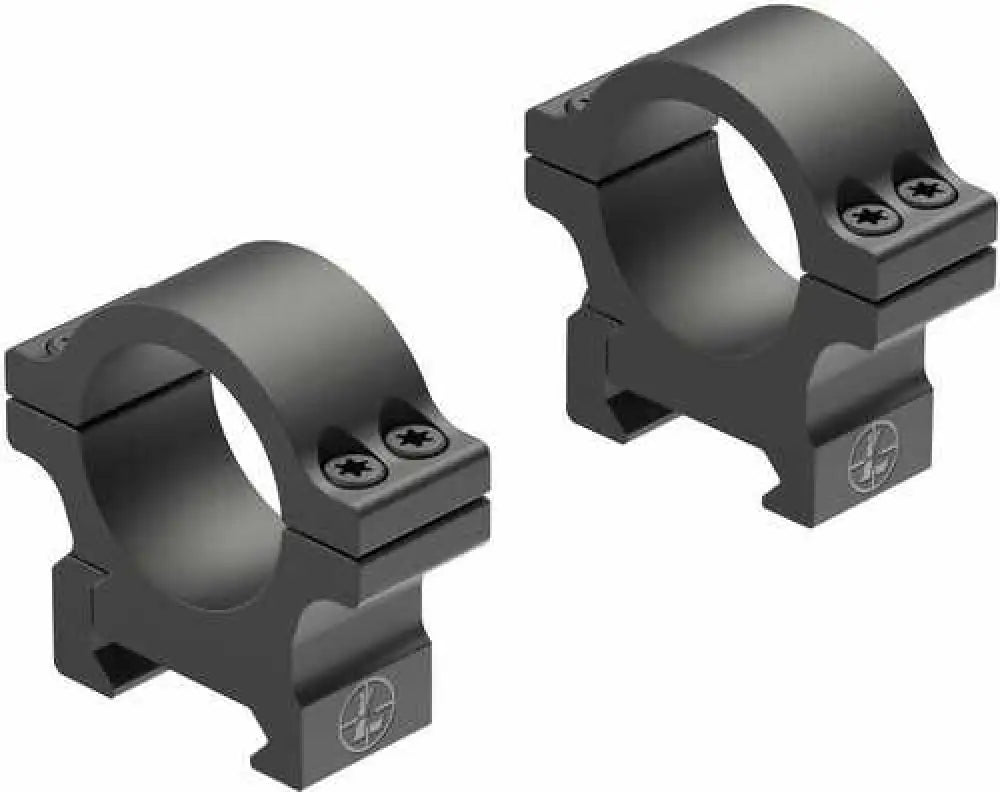 Leupold Open Range Scope Ring Set Cross-slot High 1’’ Tube Matte Black Aluminum 180943