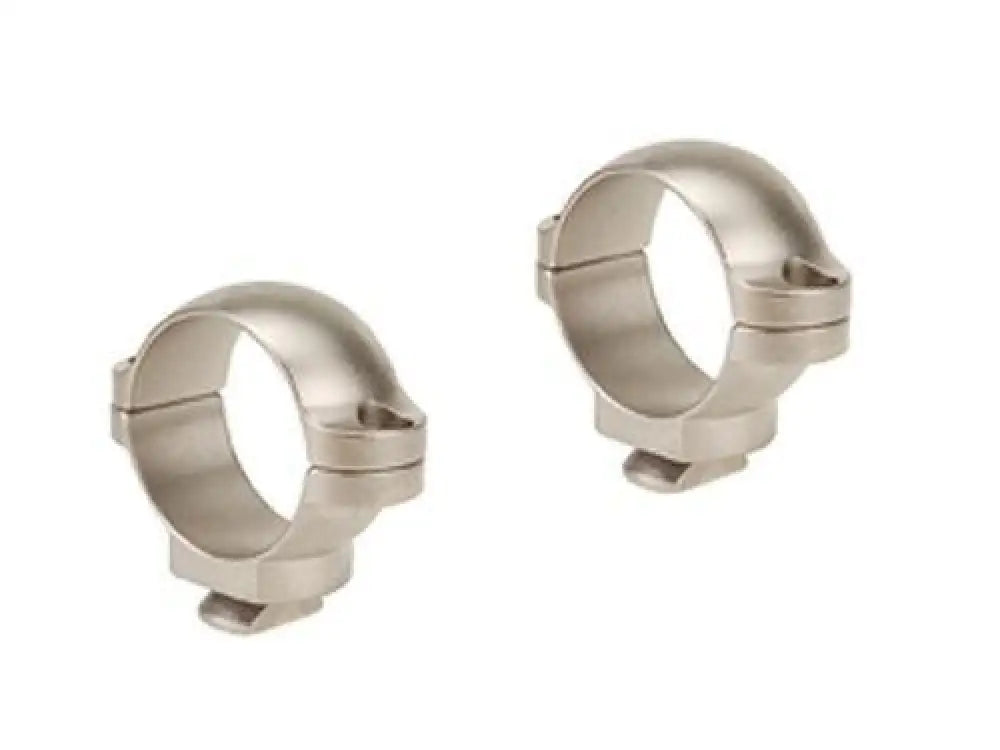 Leupold Scope Rings 2-piece Dual Dovetail - 1’’ Low Silver Buy at Faith and Freedom Outdoors
