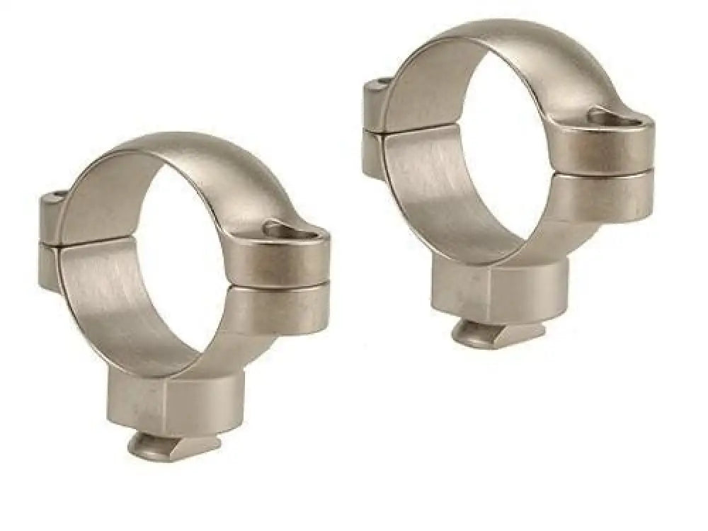 Leupold Scope Rings 2-piece Dual Dovetail - 30mm High Silver Buy at Faith and Freedom Outdoors