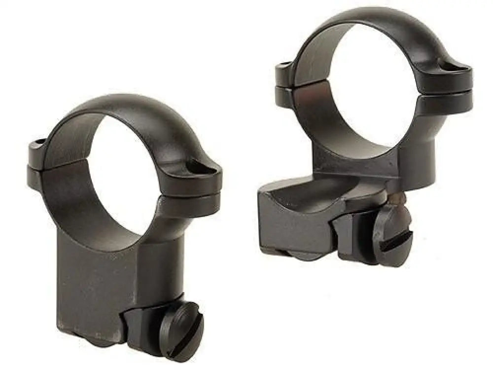 Leupold Scope Rings 2-piece Extension Ringmounts - Ruger M77 1’’ High Matte Black Buy at Faith and Freedom Outdoors