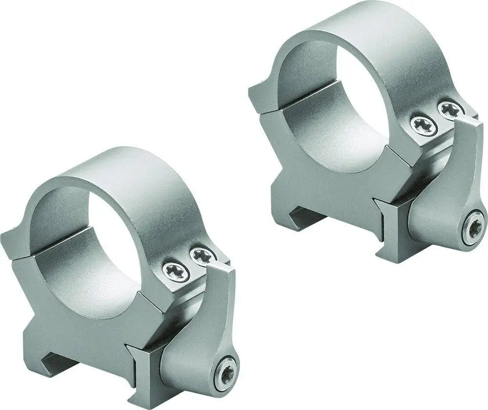 Leupold Scope Rings 2-piece Precision-fit Qrw2 Weaver-style 1’’ Medium - Silver Buy at Faith and Freedom Outdoors