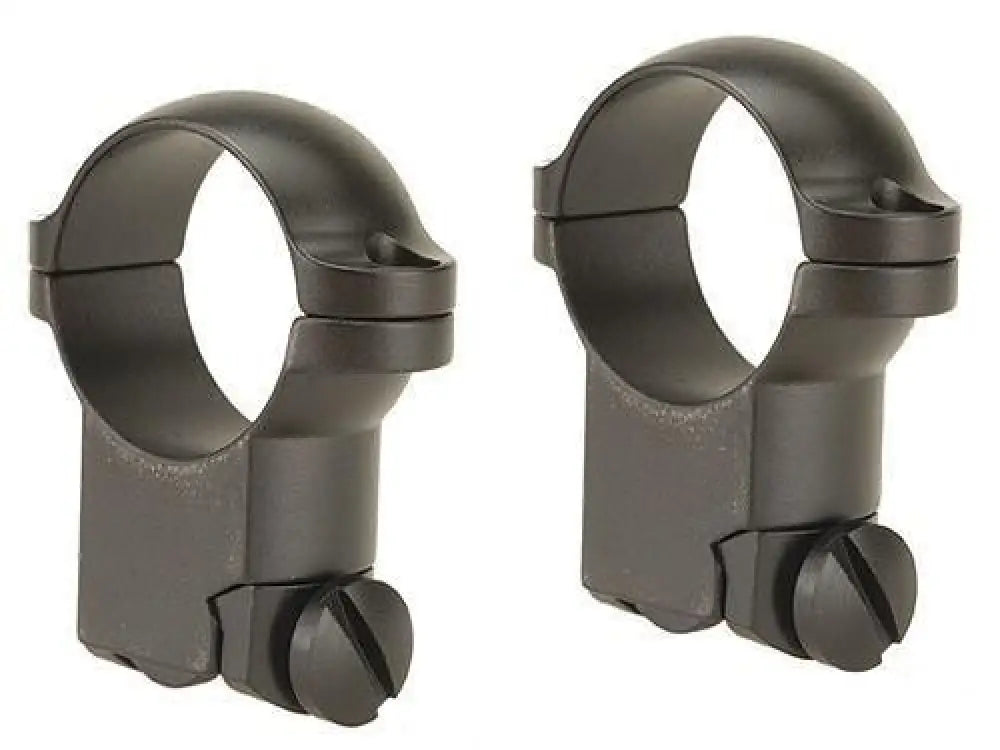 Leupold Scope Rings 2-piece Solid Steel Ringmounts - Ruger M77 1’’ Super High Matte Black Buy at Faith and Freedom