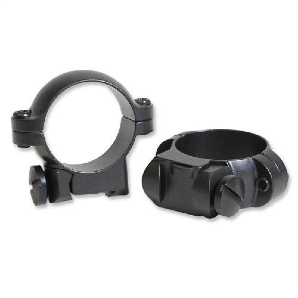 Leupold Scope Rings 2-piece Solid Steel Ringmounts - Ruger No. 1 & 77/22 1’’ Low Matte Black Buy at Faith and Freedom
